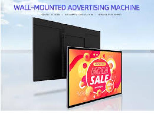 Why are many pop-up ads in sales departments being replaced by LCD advertising machines now