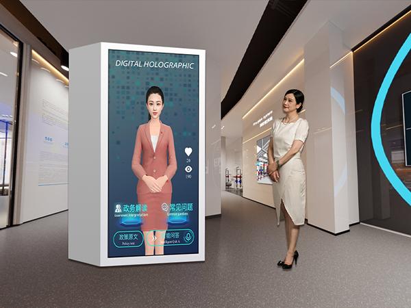 5.5 10.1 21.5 inch digital 3D technology display Ai interaction transparent show