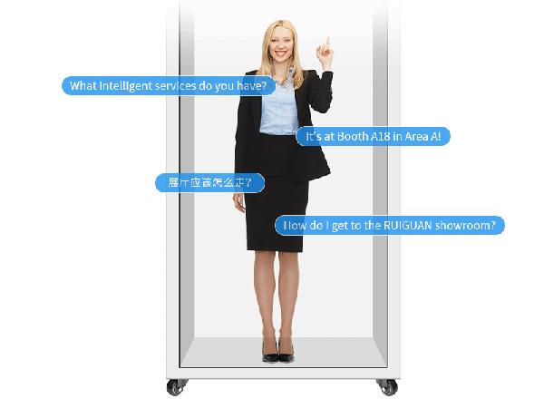 All-in-one holographic presentation equipment accessory AI Interactive digital h