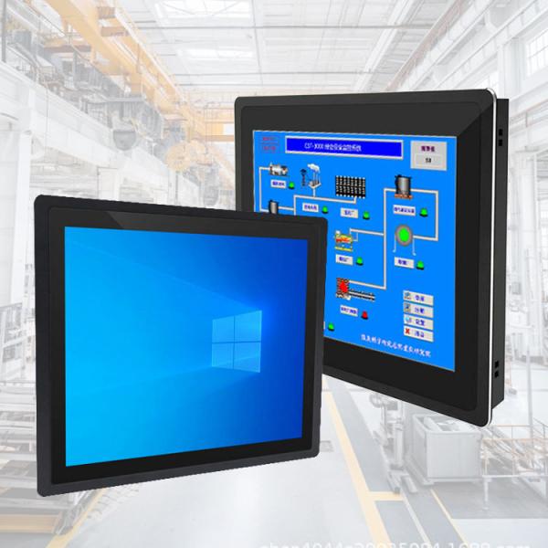 15 17 19 inch vesa L structure bezel kiosk lcd display embedded industrial contr
