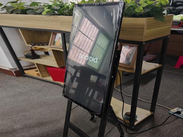 Outdoor TV portable digital kiosk foldable LCD advertising machine display scree