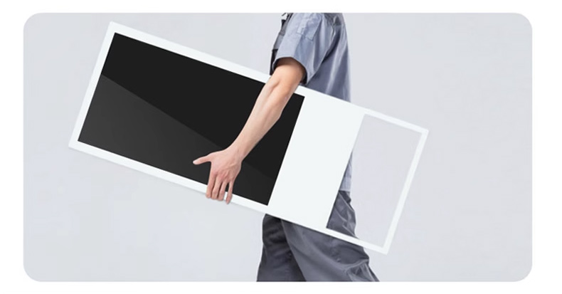 Customized vertical lcd display folding intelligent electronic water digital sig