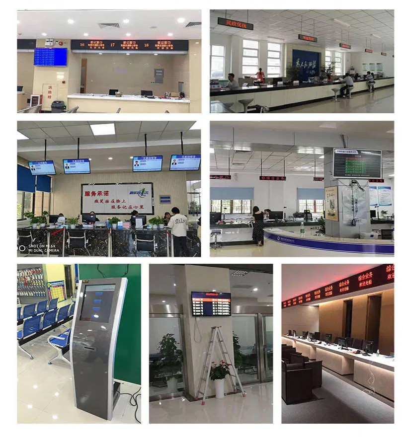 Curved floor standing display touch screen interactive panel kiosk monitor queue