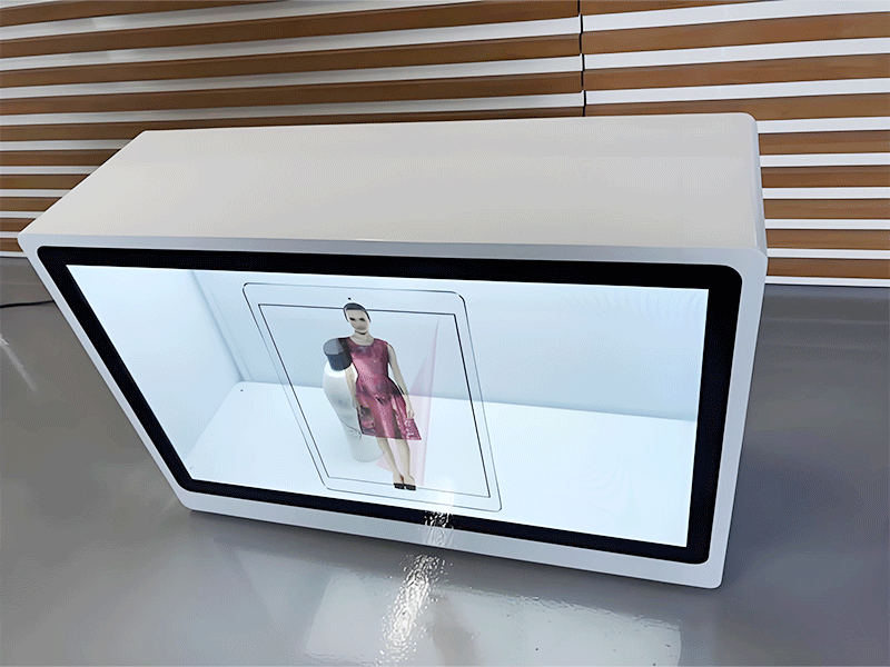 Touch Signage Interact Interactive Kiosk Robot 3D AI Digital Real Time Holograms