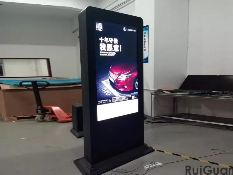 High brightness city park street outdoor smart lcd digital signage advertising m