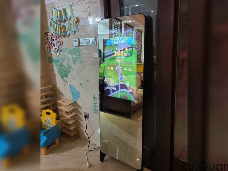 Direct factory android windows system floor-standing smart indoor lcd gym fitnes