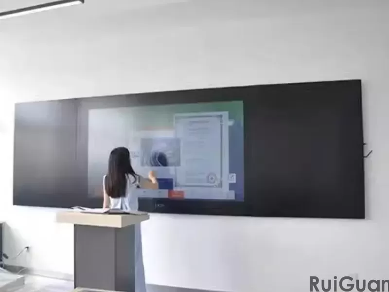 4K LCD mengajar bilik darjah papan pintar interaktif sentuh skrin mesin paparan 